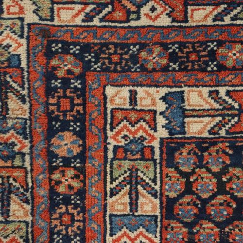 Afshar Rug in Cotton and Wool For Sale - Image 4 of 11