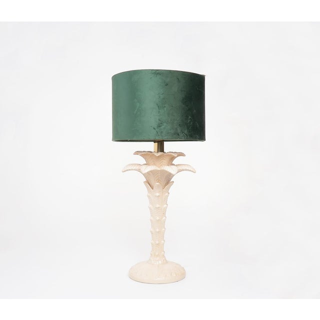 Vintage Ceramic Palm Tree Lamp, 1970s For Sale - Image 10 of 10