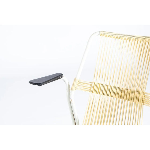 Swedish Wire Back Armchair, 1960s For Sale - Image 3 of 9