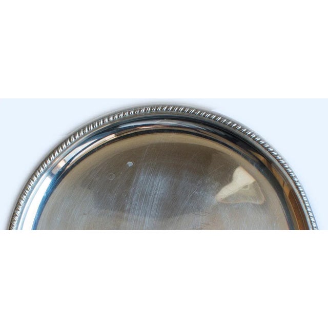 Vintage Silver Dish For Sale - Image 4 of 5