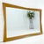 Drexel Large MCM 51" Wide Light Walnut Bow Tie Rectangle 3D Frame Wall Mirror MINT! For Sale - Image 4 of 10