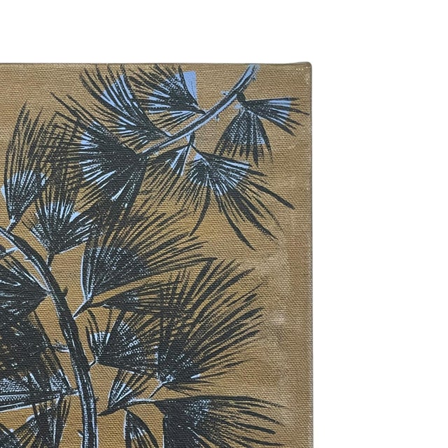1970s Branch Botanical Painting Wall Art on Canvas. For Sale In Seattle - Image 6 of 10