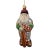 1990s Authentic Inge-Glas Germany Hand-Blown Glass Baseball Santa Ornament For Sale