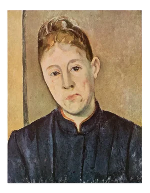 1940s After Paul Cezanne "Portrait of Madame Cezanne", First Edition Swiss Print