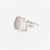 Late 20th Century Large Paloma Picasso Tiffany Sterling Silver & Rose Quartz Sugar Stacks Ring For Sale - Image 5 of 12