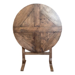 Antique French Wine Tasting Table, 1890s For Sale