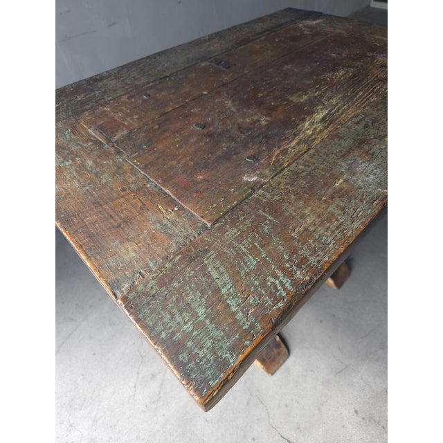 Antique Wabi-Sabi Work Desk Table For Sale - Image 9 of 9