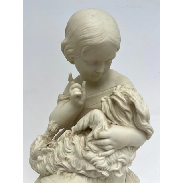 Copeland Antique English Bisque Sculpture Signed J. Durham 1814-1877. For Sale - Image 4 of 12