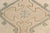 Vintage Turkish Oushak Rug in Cream and Sage Green Geometric Medallion For Sale - Image 9 of 10