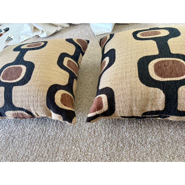 Art Deco Art Deco Throw Pillows - A Pair For Sale - Image 3 of 4