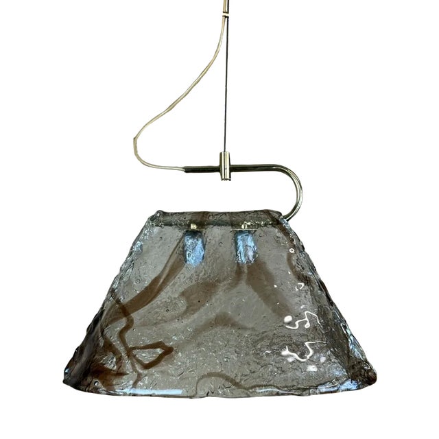 Mid-Century Murano Glass Ceiling Lamp from Mazzega Kalmar, 1960s For Sale