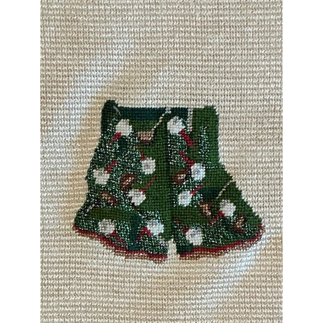 Vintage Original Needlepoint Swimsuit - Set of 2 For Sale - Image 9 of 12