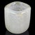 Mid-Century Modern Venini Carlo Scarpa Murano Sommerso Bollicine White Gold Flecks Italian Art Glass Antique Mini Vase For Sale - Image 3 of 11