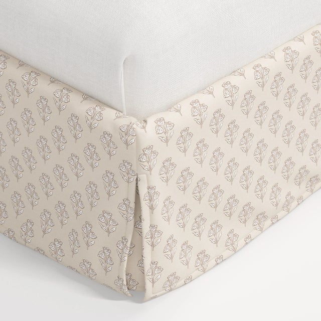 Cloth & Company Stoffer Home x Cloth & Company Maura Slipcover Bed in Francie Cream - California King For Sale - Image 4 of 6