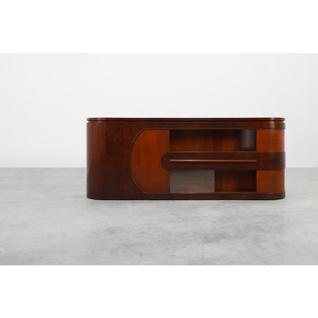 Mid-Century Modern Art Deco Monumental Counter attributed to De Coene, Belgium, 1920s For Sale - Image 3 of 18