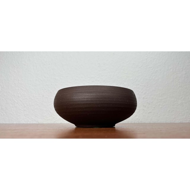 Mid-Century Modern Danish Studio Pottery Bowl by Henrik Ditlev Larsen, 1960s, in Very Good conditions. Designed 1960 to...