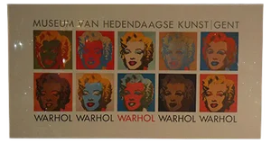 Beeldrecth Amsterdam Exhibition Poster by Andy Warhol for Art Unlimited, 1989