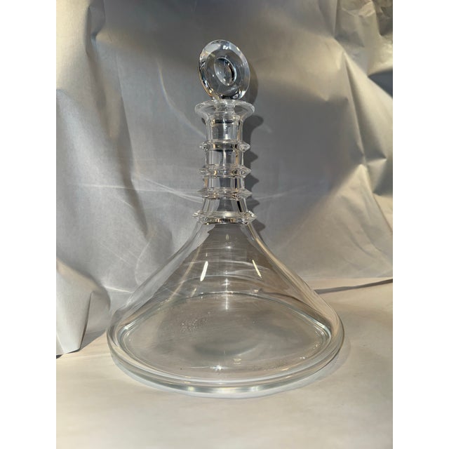 Glass Steuben Glass Ships Decanter, Designed by Donald Pollard For Sale - Image 7 of 12