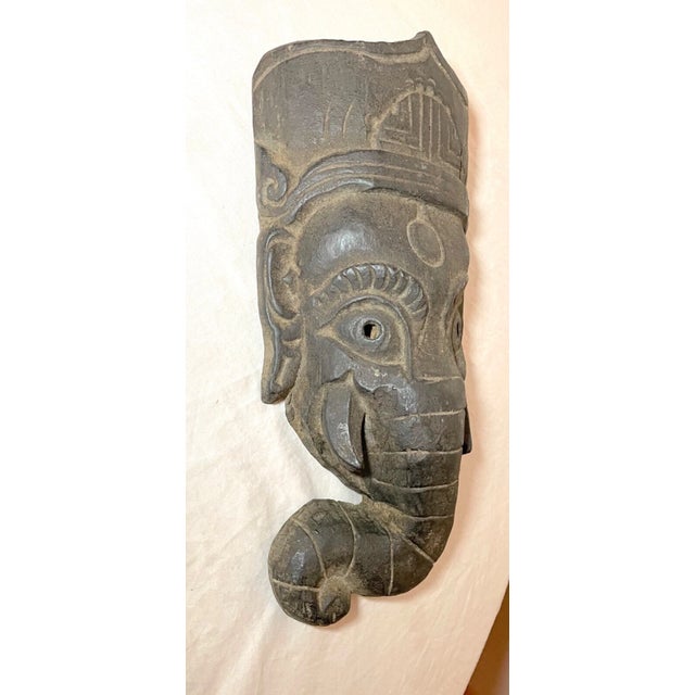 This antique hand-carved Ganesha mask is a true gem from Burma dating back to the late 19th century. The detailed...