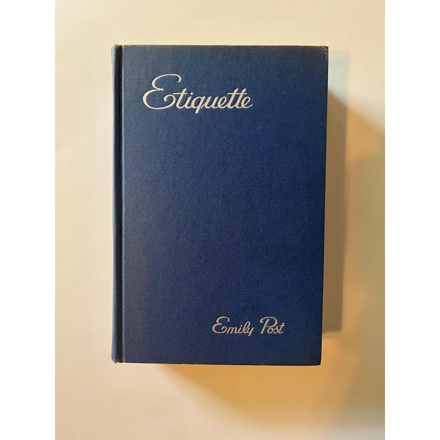 Etiquette by Emily Post, author of Children are People and The Personality of a House. Title: Etiquette the Blue Book of...