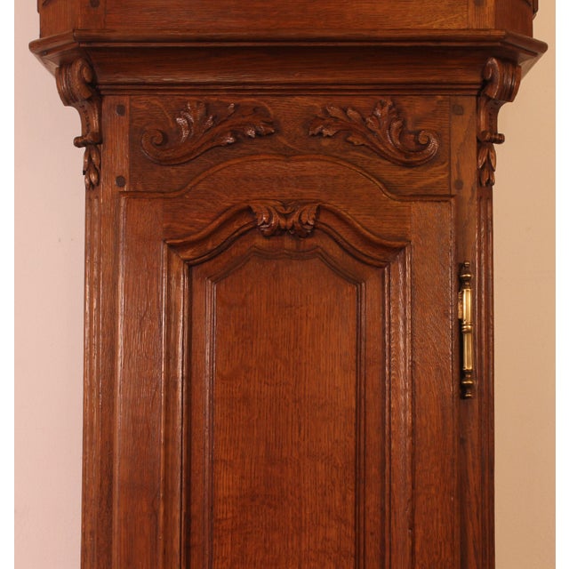 Wood Namur Floor Clock, 1700s For Sale - Image 7 of 11