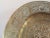 Asian Mid 20th Century Asian Brass Engraved Plate For Sale - Image 3 of 7
