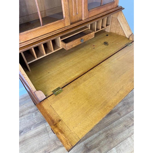 Vintage French Display Cabinet in Oak For Sale - Image 18 of 18