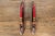 Vintage Wooden Weaving Loom Boat Shuttles Repurposed as Candlesticks—A Pair For Sale - Image 9 of 9