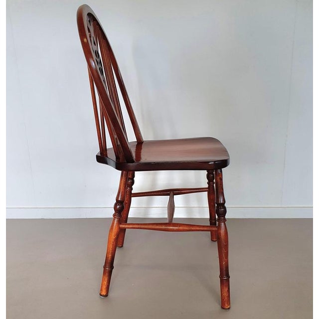 Wheelback Windsor Chairs, Set of 4 For Sale - Image 14 of 16