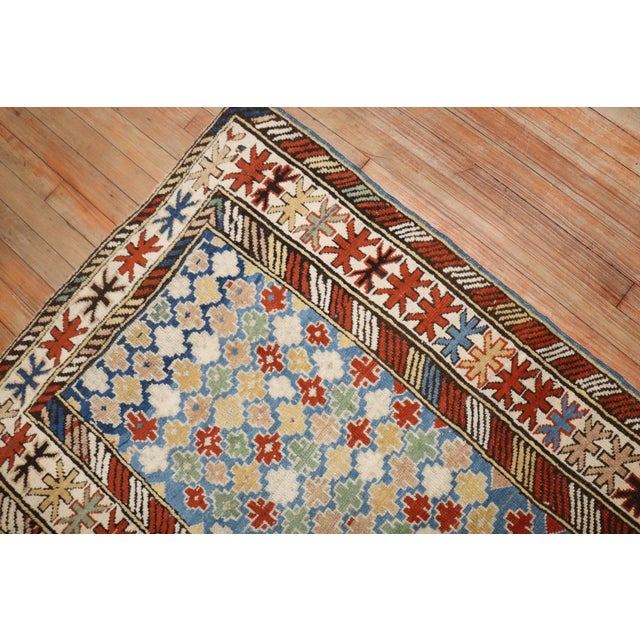 Late 19th Century Zabihi Collection Late 19h Century Caucasian Shirvan Rug For Sale - Image 5 of 9