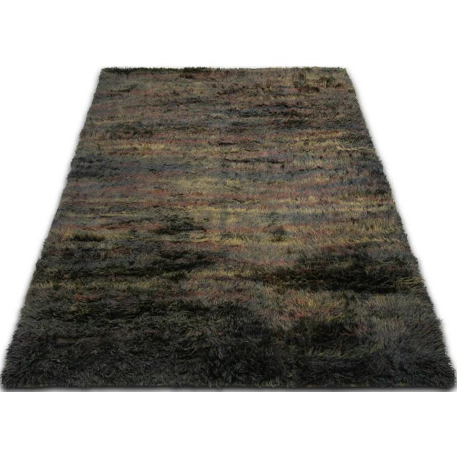2010s Contemporary Turkish Shag Rug For Sale - Image 5 of 6