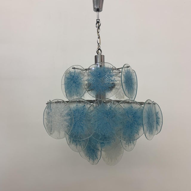 Disc Chandelier by Vistosi, 1970s For Sale - Image 12 of 18