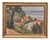 Bernhard Önstad, Coastal Village, 1960s, Oil on Panel, Framed For Sale
