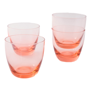 Italian Rosemary Home Pink Tumbler - Set of Four