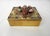 Antique Chinese Brass Box With Semi-Precious Stones For Sale - Image 9 of 12
