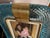 Metal Sky Blue Twisted Photo Frame in Murano Glass and Brass, 2000 For Sale - Image 7 of 9