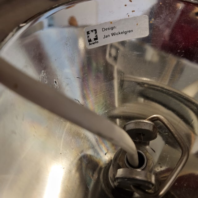 1970s Jan Wickelgren Aneta 4-Light Beech Wood Chandelier For Sale - Image 6 of 7