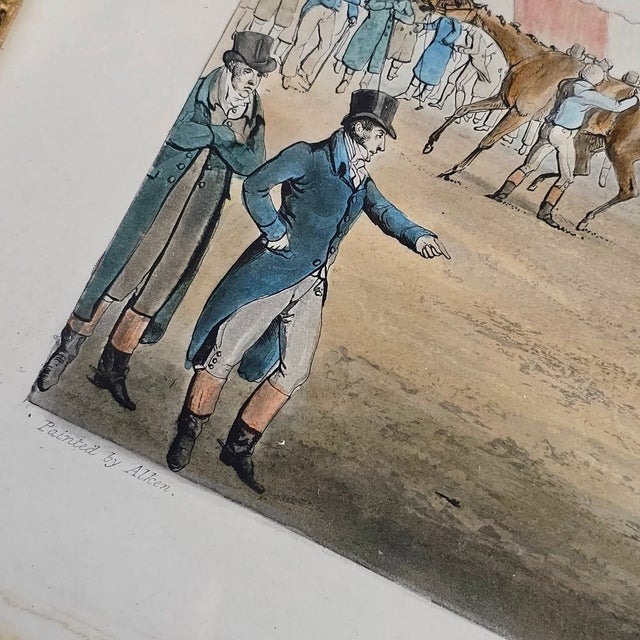 Henry Halken, Ascot Heat Preparing to Start, 1800s, Paper, Framed For Sale - Image 10 of 18