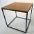Late 20th Century Wood & Steel Cube Table Minimalist Poul Kjaerholm Style For Sale - Image 4 of 9