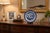 Antique 19th Century Chinese Canton Export Blue & White Porcelain Plate & Stand For Sale - Image 10 of 10