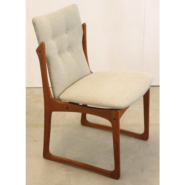 Vintage Chairs in Fabric and Rattan, Set of 4 For Sale - Image 14 of 16