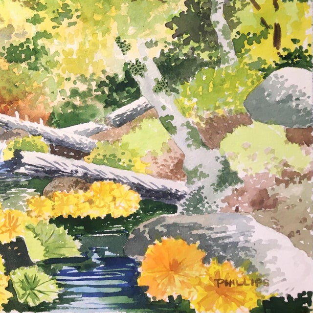 Woodland Stream in Spring' by James March Phillips, San