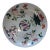 Antique Chinese Export Famille Rose Porcelain Saucer Dish, 8.5", Late Qing Dynasty c.1880–1910, Oval Hall Mark Cartouche For Sale