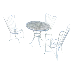 Vintage Homecrest Patio Set No Cushions - 4 Pieces, Attributed