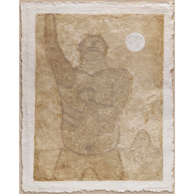 Mixografia in colors on handmade paper. Hand signed lower left by Rufino Tamayo. Hand numbered 34/100 lower right. Sheet...