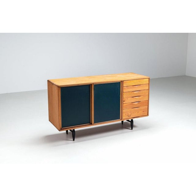 Pirkka Sideboard by Ilmari Tapiovaara for Laukaan Puu, 1940 For Sale - Image 3 of 18