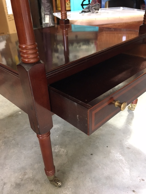 1990s Vintage Bombay Side Table | Chairish