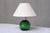 Table Lamp in Green Lacquered Wood and Nickel from Olof Heijke, Sweden, 1930s For Sale - Image 11 of 11