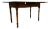 Antique Early American Colonial Sheraton Style Drop Leaf Gate Leg Dining Table For Sale