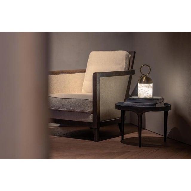 Wireless Glans Table Lamp by United Alabaster For Sale - Image 17 of 18